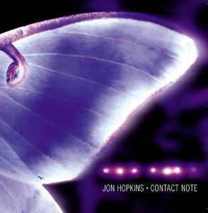 Purple-toned image of a leaf with "Jon Hopkins - Contact Note" text at the bottom.