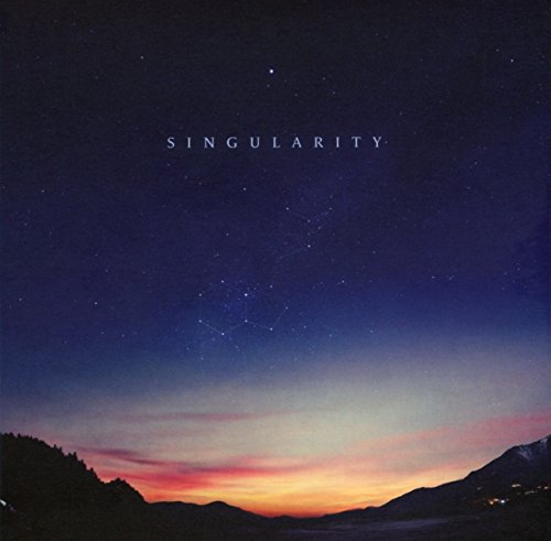 CD cover for Jon Hopkins' "Singularity" with a night sky and mountains.