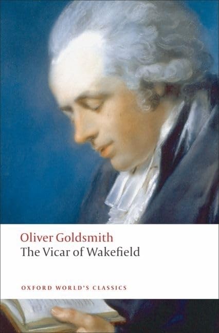 Portrait of Oliver Goldsmith, author of "The Vicar of Wakefield.