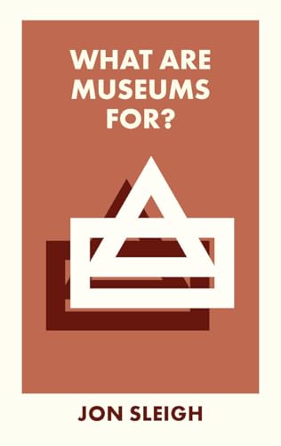 Book cover with red-brown background, white text, and abstract geometric design.