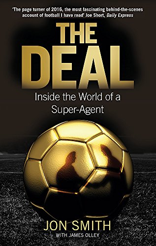 Book cover: "The Deal" with a golden soccer ball and silhouetted figures.