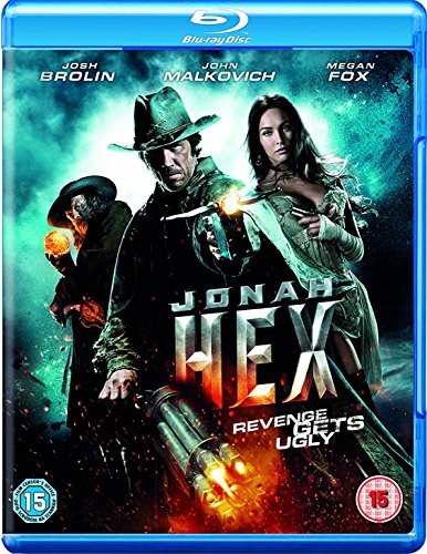 Jonah Hex Blu-ray cover featuring Josh Brolin, John Malkovich, and Megan Fox.