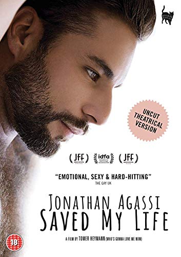 DVD cover featuring a close-up portrait of Jonathan Agassi with text overlay.