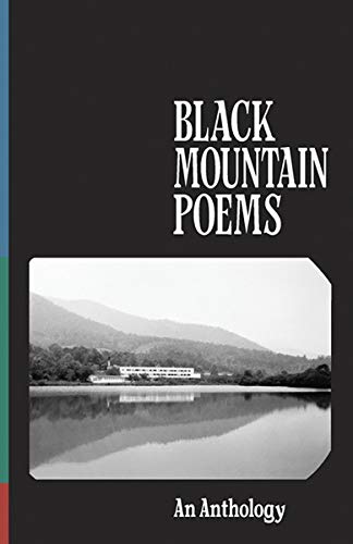 Book cover: "Black Mountain Poems" with a mountain landscape image.