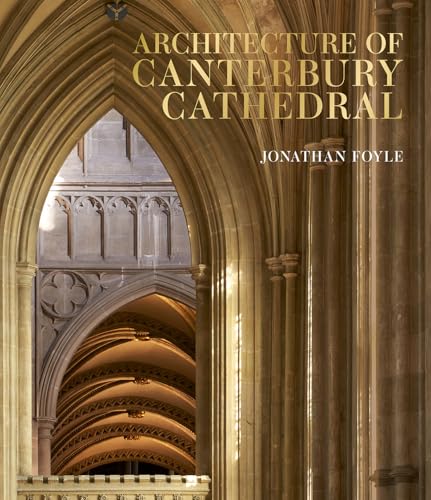 Book cover: Gothic arches and columns of Canterbury Cathedral.