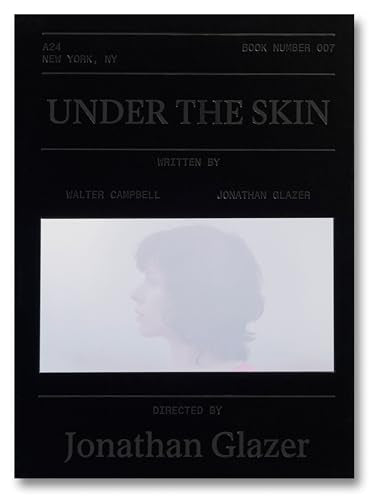 Black "Under The Skin" screenplay cover with a blurred woman's profile.