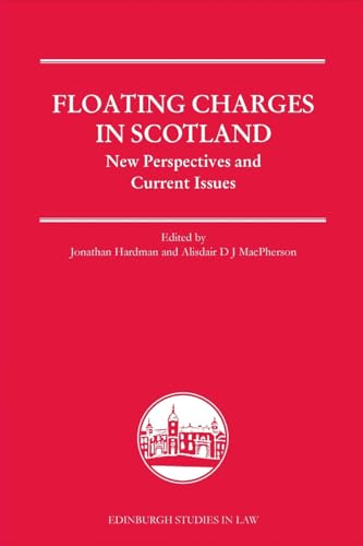 Red book cover: "Floating Charges in Scotland" with Edinburgh castle emblem.