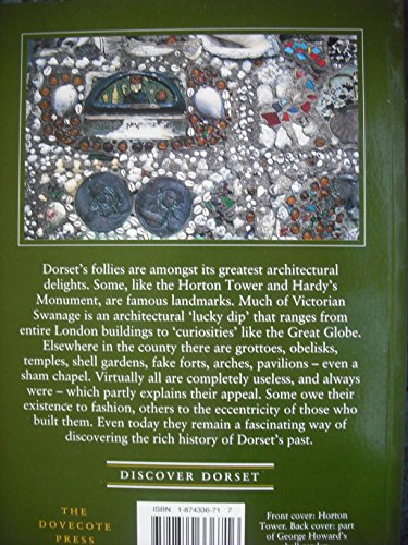 Book cover with shell and stone mosaic surrounding a central tower image.