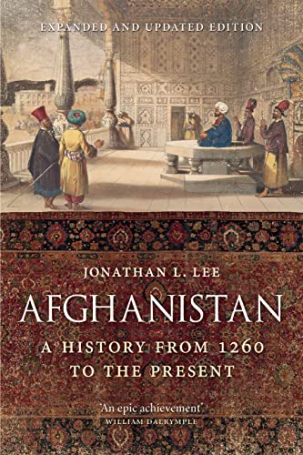 Book cover featuring a historical painting of figures in a palace above an ornate rug.