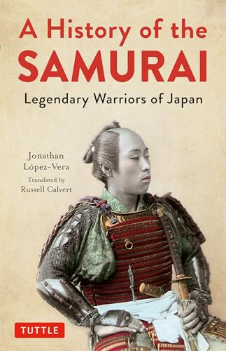 Book cover: "History of the Samurai" featuring a portrait of a warrior.