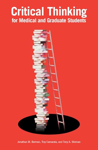 Book cover: stacked books with a ladder on a red background.
