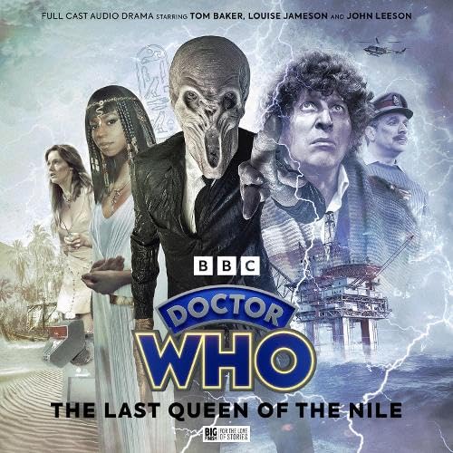 Doctor Who audio drama cover featuring the Doctor, Cleopatra, and a Dalek.