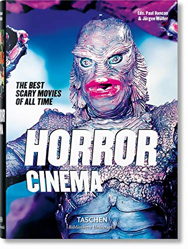 Book cover featuring the Creature from the Black Lagoon and bold "HORROR CINEMA" text.