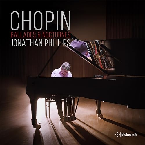 CD cover: pianist Jonathan Phillips at a grand piano.