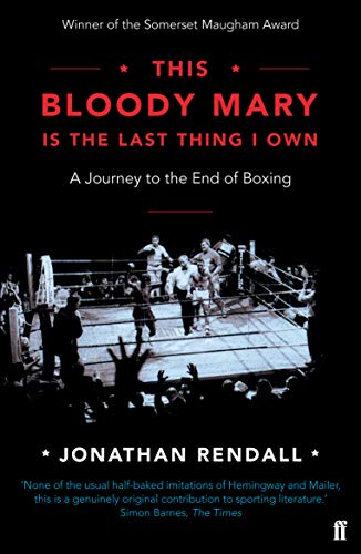Book cover featuring a black and white image of a boxing ring with spectators.