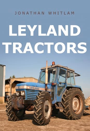 Book cover featuring a blue Leyland tractor in a farmyard setting.