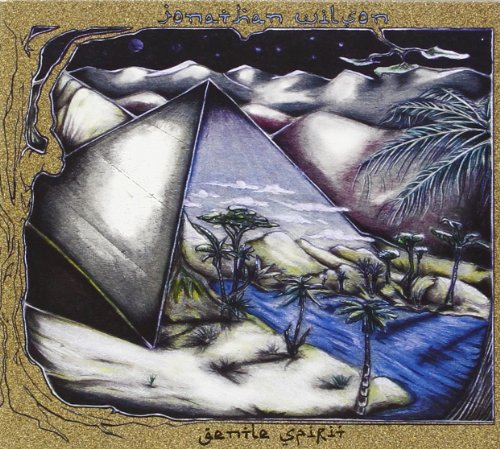 CD cover: painted pyramid landscape with "Gentle Spirit" text below.