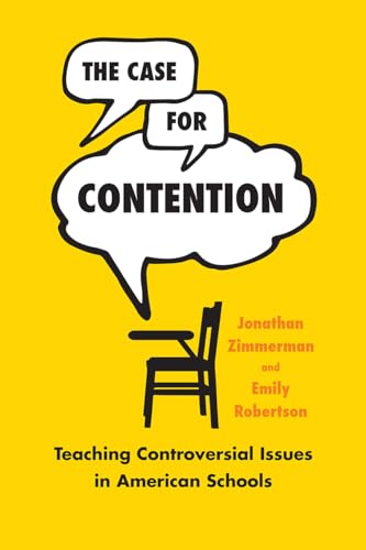 Yellow book cover with speech bubbles, a chair, and text about teaching.