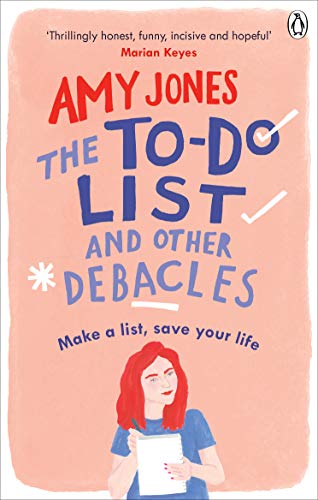 Book cover: "The To-Do List and Other Debacles" by Amy Jones, with a red-haired woman.