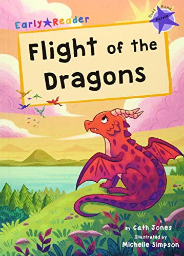 Book cover: red dragon on a green hill, purple “Early Reader” label.
