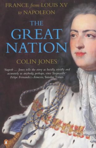 Book cover: "The Great Nation," featuring a portrait of a man in historical attire.