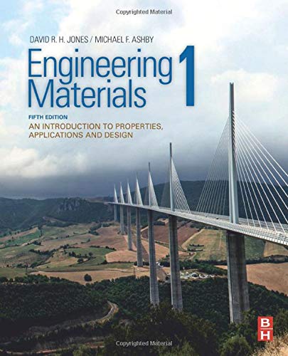 Book cover: "Engineering Materials 1" with a bridge image, fifth edition.