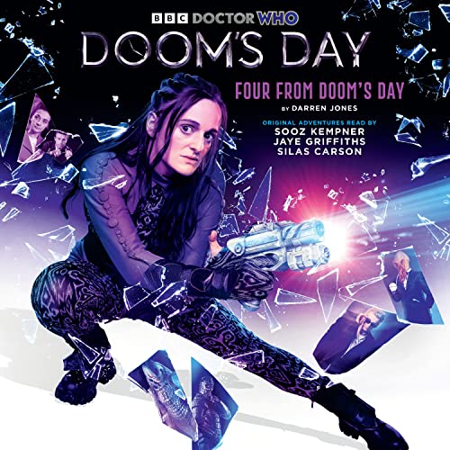 Doctor Who: Doom's Day cover featuring a woman with a futuristic gun.