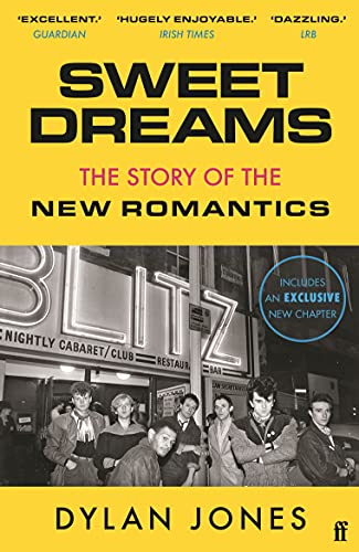Book cover for “Sweet Dreams” about the New Romantics, featuring a nightclub scene.