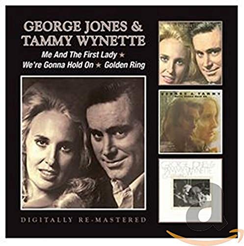 CD cover featuring portraits of George Jones and Tammy Wynette.