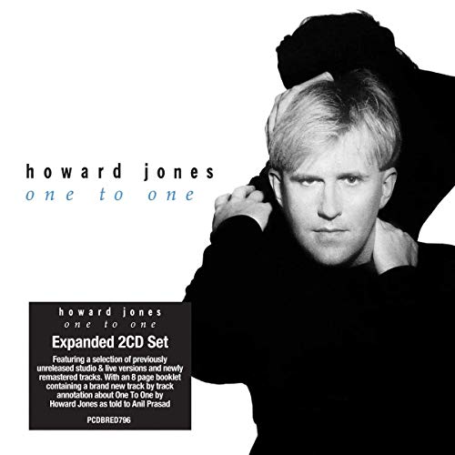 Howard Jones "One To One" 2CD album cover, portrait of singer.