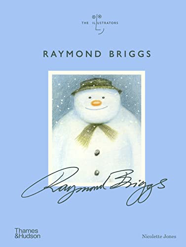 Book cover featuring a watercolor painting of a snowman by Raymond Briggs.