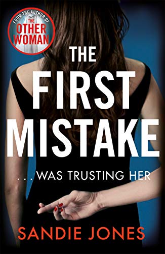 Book cover: woman with long hair, crossed fingers, and bold title text.