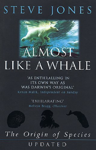 Book cover: “Almost Like A Whale” with a polar bear underwater.