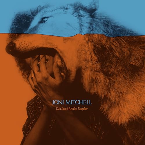 Joni Mitchell album cover featuring a woman and animal imagery.