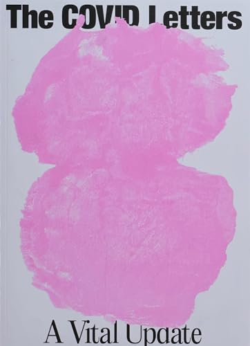 Book cover with pink abstract design and title “The COVID Letters.”