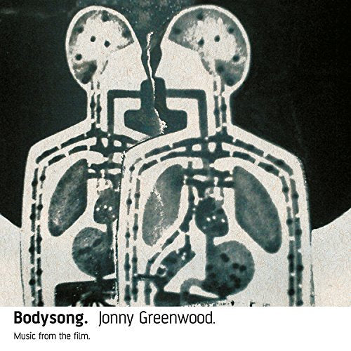 Black and white anatomical illustration of two figures, vinyl record cover.