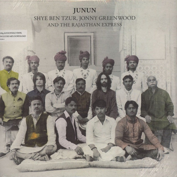 Album cover for Junun by Shye Ben-Tzur, Jonny Greenwood, and Rajasthan Express.