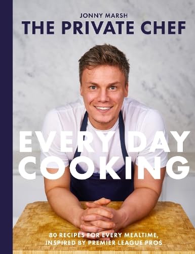 Cookbook cover featuring chef Jonny Marsh with title “The Private Chef”.