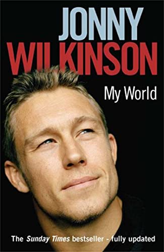 Book cover featuring Jonny Wilkinson’s portrait and the title “My World”.