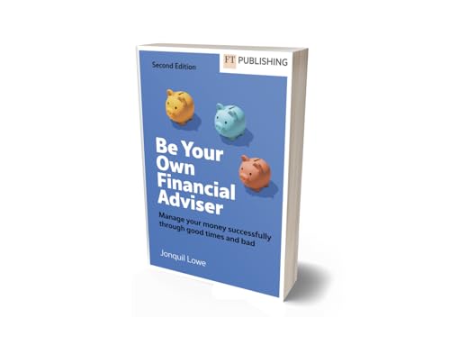 Book cover: “Be Your Own Financial Advisor” with piggy bank illustrations.