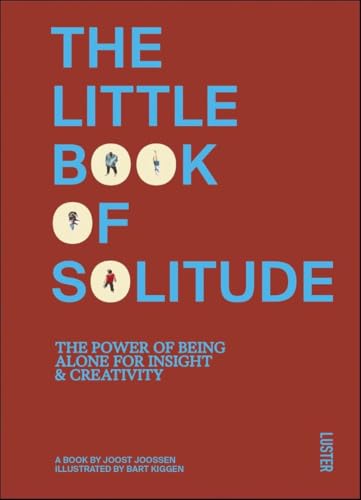 Red book cover with blue text: "The Little Book of Solitude.