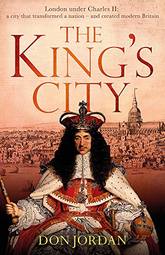 Book cover featuring King Charles II portrait over a London cityscape.