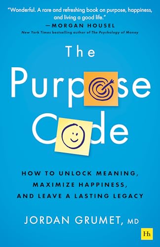 Book cover: "The Purpose Code" with target and smiling face icons.