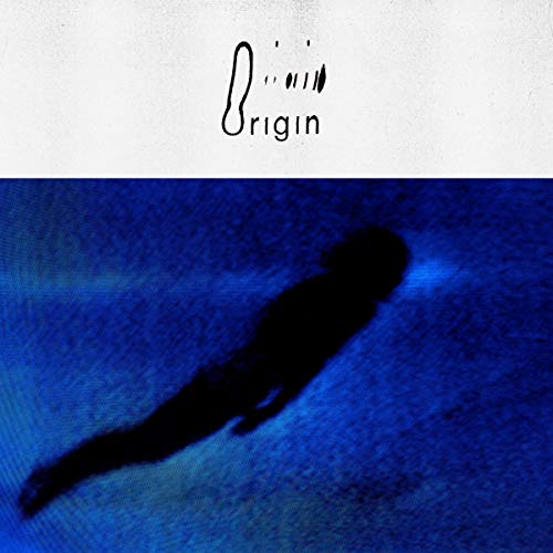 Album cover for Jordan Rakei’s “Origin” featuring a silhouetted figure underwater.