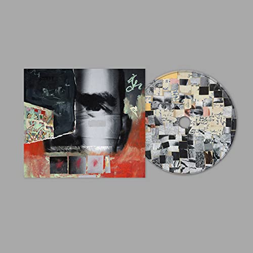 Jordan Rakei CD case and disc with collage-style artwork.