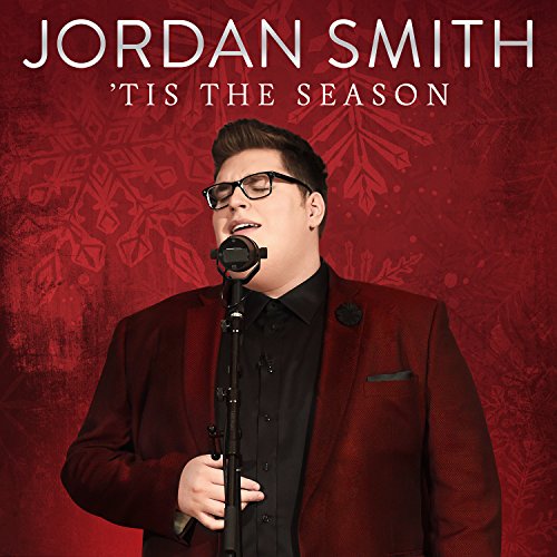 Jordan Smith album cover, red background, singer with microphone.