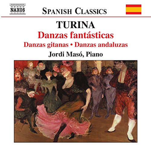 CD cover featuring text and an impressionist painting of people in theatrical costumes dancing.