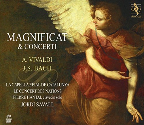 CD cover featuring a Renaissance painting of an angel and text: "Magnificat & Concerti".