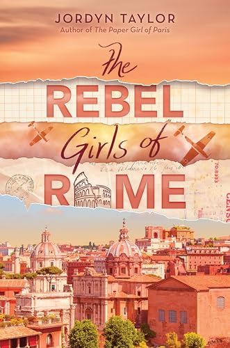 Book cover for “The Rebel Girls of Rome” with Roman cityscape.