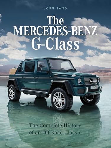 Book cover featuring a dark green Mercedes-Benz G-Class vehicle.
